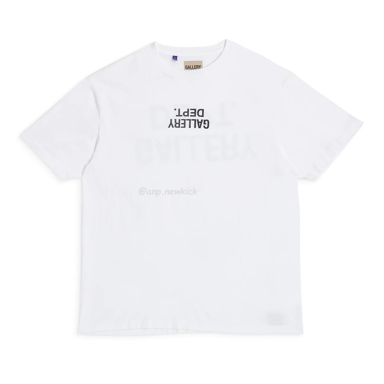 Gallery Dept Fucked Up Reverse English Logo Printed Short Sleeve T Shirt (3) - newkick.app